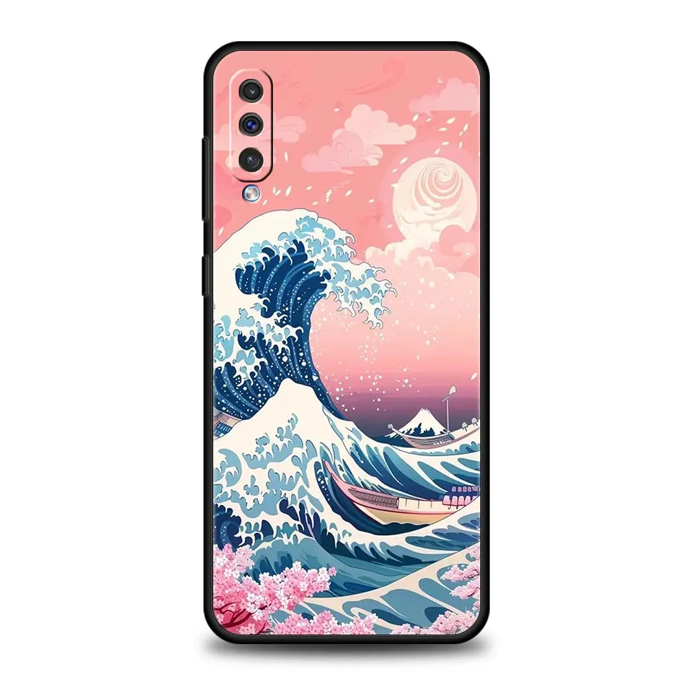 Stylish Blue Wave Phone Case Cover