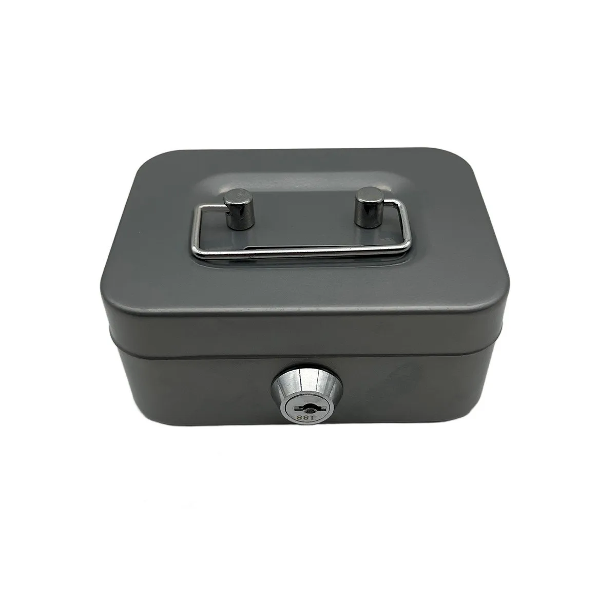 Portable Piggy Bank Storage Box Small Size Key Storage Coin Lock