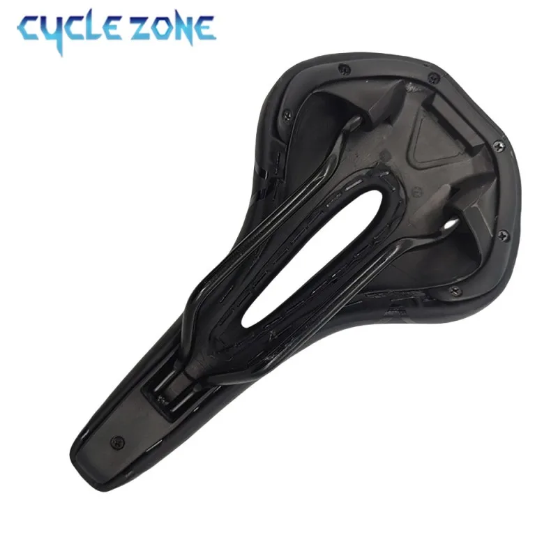 Bicycle Saddle Lightweight Non-Slip PU MTB Road Bike Saddle Shockproof Breathable Hollow Cycling Seat Cushion Bike Accessories