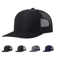Men Mesh Baseball Cap Ajustable Truck Hat Summer Sunshade Fishing Driving Camping Travel Suncap Sport Simple Headwear Male Women 1