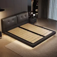 Lit rembourré pour enfants, minimaliste, Unique, têtes de lit, moderne, Double, ensemble de chambre à coucher 4