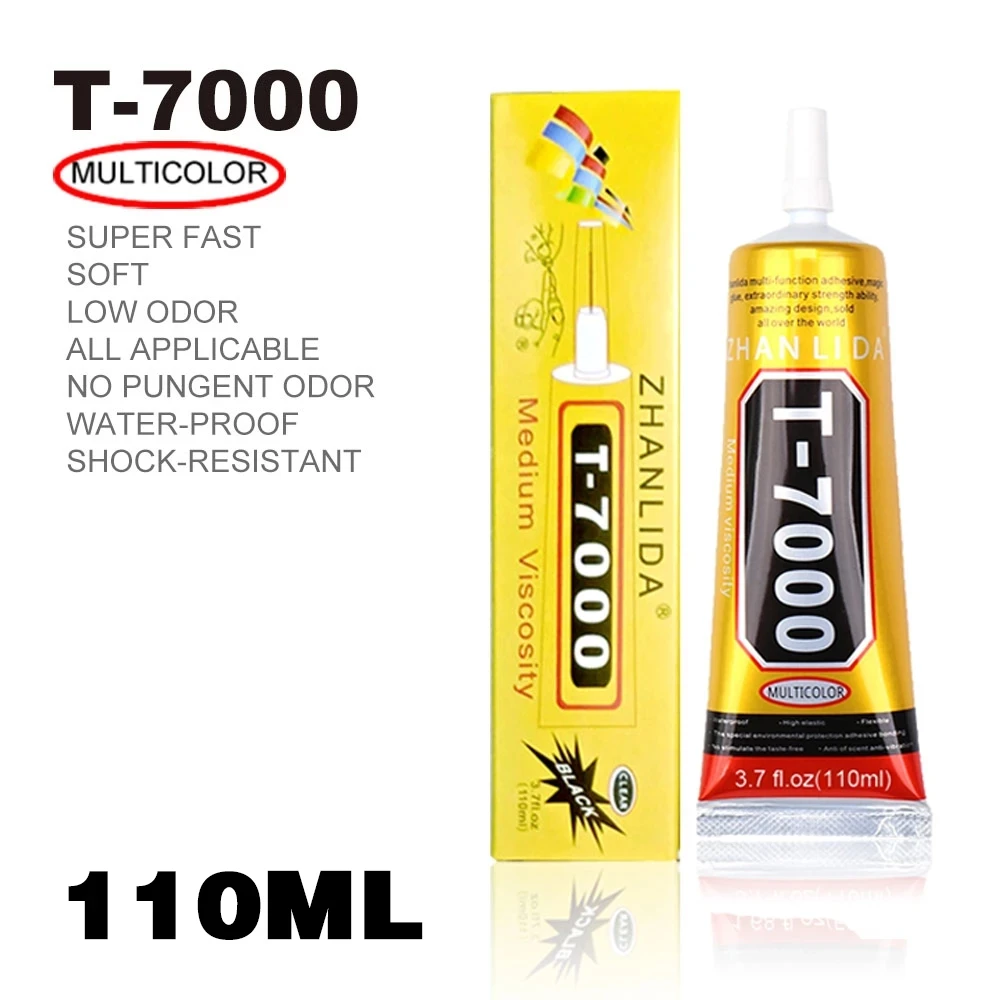 110ml T7000 Glues Multipurpose Adhesives Super Glues T7000 Black