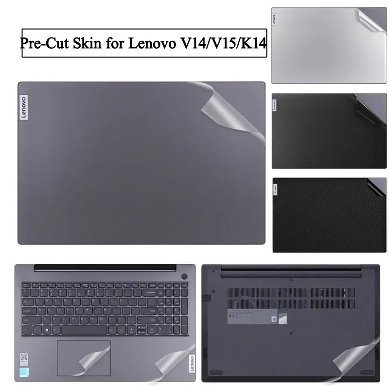 Anti Fingerprints Laptop Adesivo Protetor de Notebook Impermeável Capa de Pele para Lenovo V14 V15 g4 g3 g2 Aba Iap Itl Alc Amn Iru