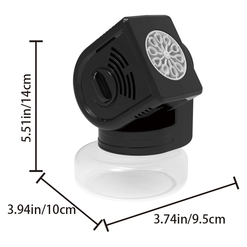 90 ° Rotating Head+10 Hole Spray Bubble Floor Fully Automatic Bubble Machine Wedding Outdoor Activities No Battery Bubble Water_voghion.com