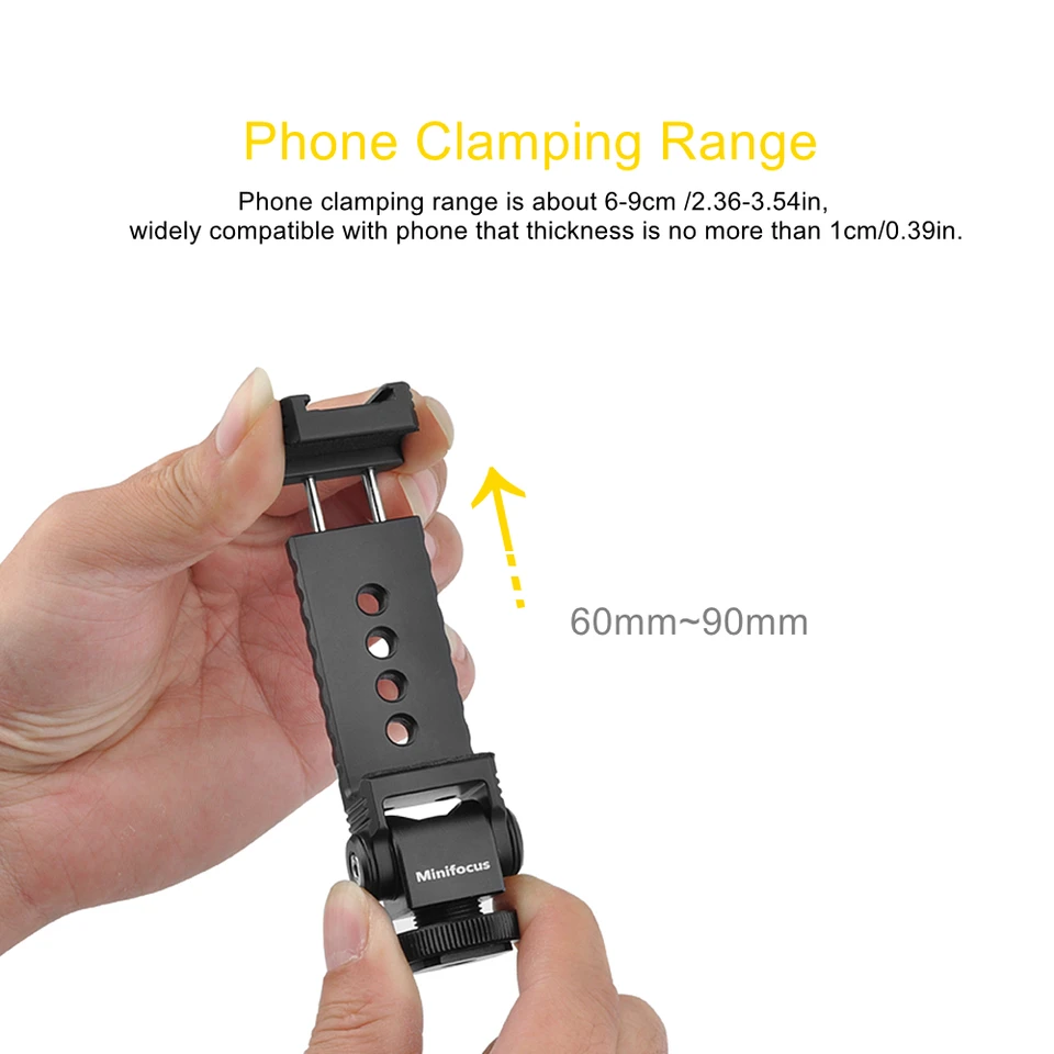 Ulanzi ST-19 smartphone houder voor statieven