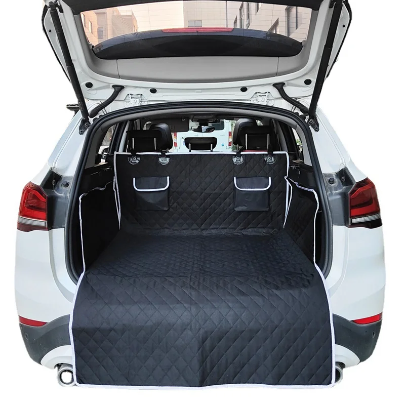 Wasserdicht Hund Auto Sitz Abdeckung Stamm Fall Hund Auto Transporter Reise Matte Pad Hund Träger Hängematte Für Kleine, Mittelgroße und Große Hunde