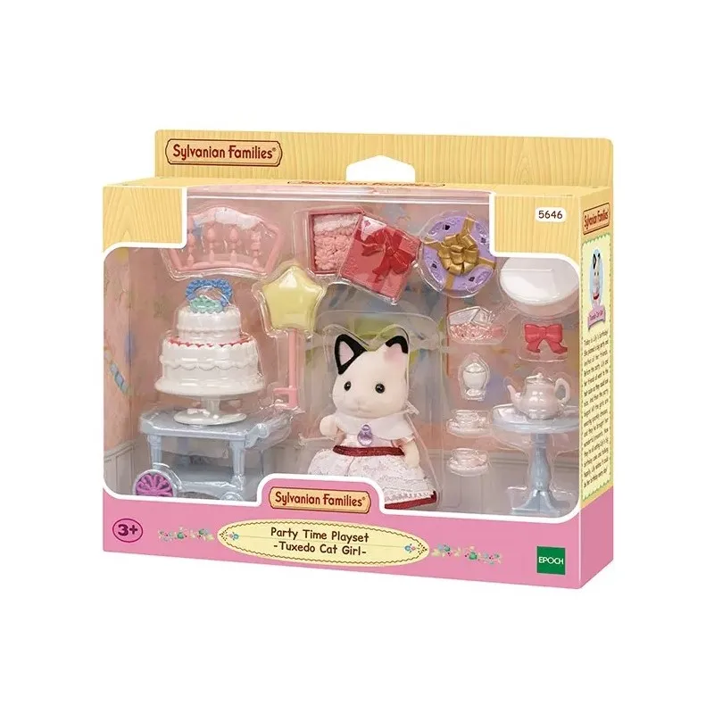 

Sylvanian Families New Party Time Playset Animal Toys Dolls Girl Gift 5646