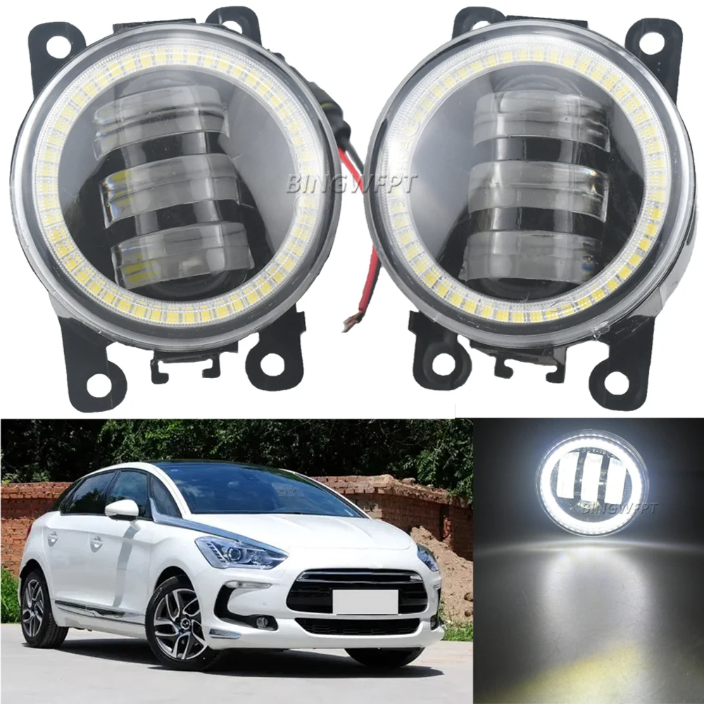 2X Angel Eye Daytime Running Lamp Fendinebbia Per Citroen Ds5 2012 -2015 Citroen C4 Picasso - Grand Picasso C4 2006-2020