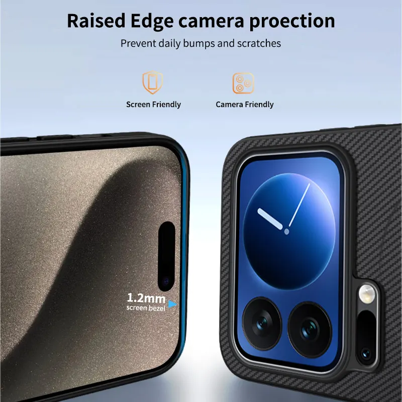 Xiaomi Mi Soft Silicone Carbon Fiber Magnetic Protective Back Cover Case