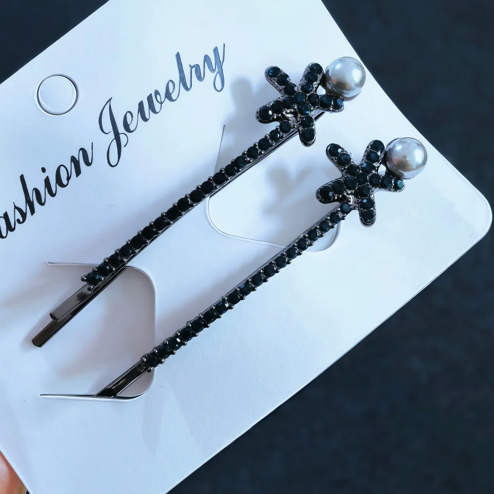2er-Set Blumen-Haarspangen für Damen und Mädchen, antike Metall-Haarspangen, Haarspangen aus Legierung, Haar-Accessoires, Geschenk – Detail 6