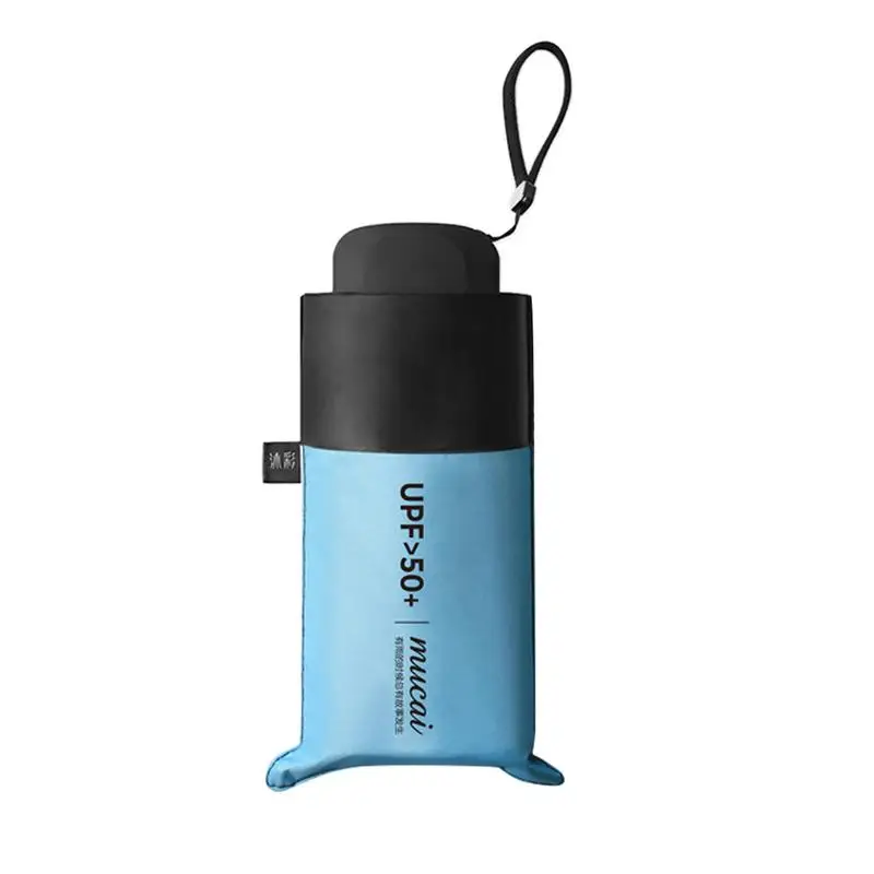 

HOT 300g Mini Fivefolding Umbrella Rain Women Gift Men Mini Pocket Parasol Girls AntiUV Waterproof Portable Travel Umbrellas