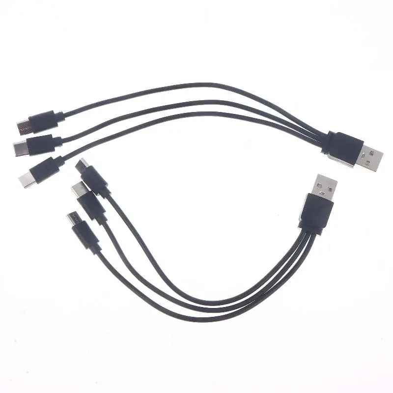 Multi-Port USB to Type-C Splitter Adapter Cable - Enhanced Charging Solution