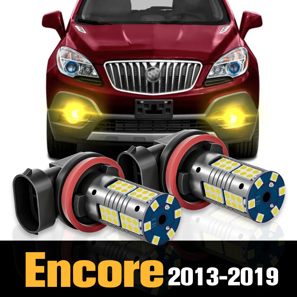 

2pcs Canbus LED Fog Light Lamp Accessories For Buick Encore 2013 2014 2015 2016 2017 2018 2019