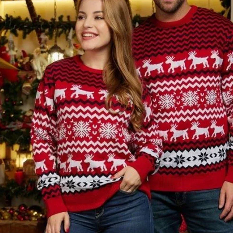 sueteres navideños pareja