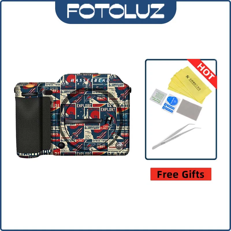 Adesivi Per Il Corpo Della Fotocamera Pellicola Protettiva Avvolgente Per Hasselblad X1D-50C Fashion Camera Body Film Pellicola Avvolgente Per La Pell