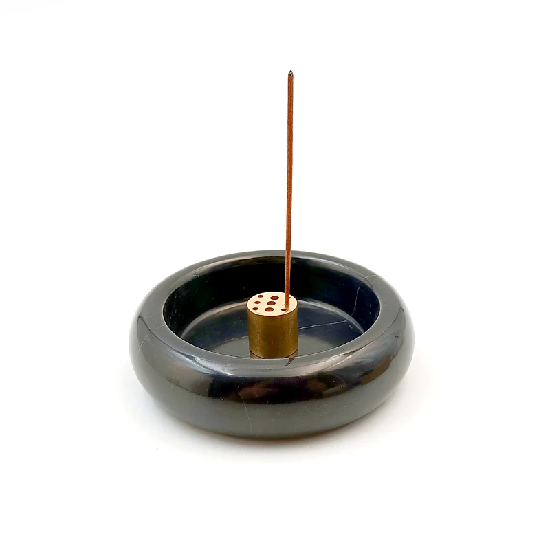 

Wholesale 100pcs Customized Creative Chinese Unique Marble Incense Holder Tray