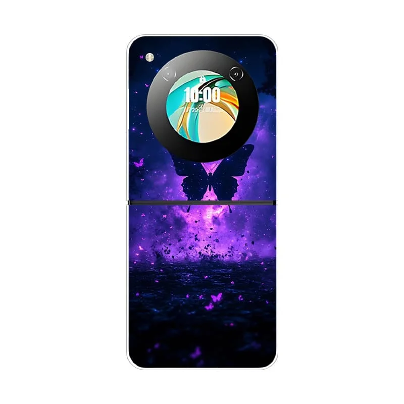 Soft Matte Silicone Back Cover with Fashion Painted Design