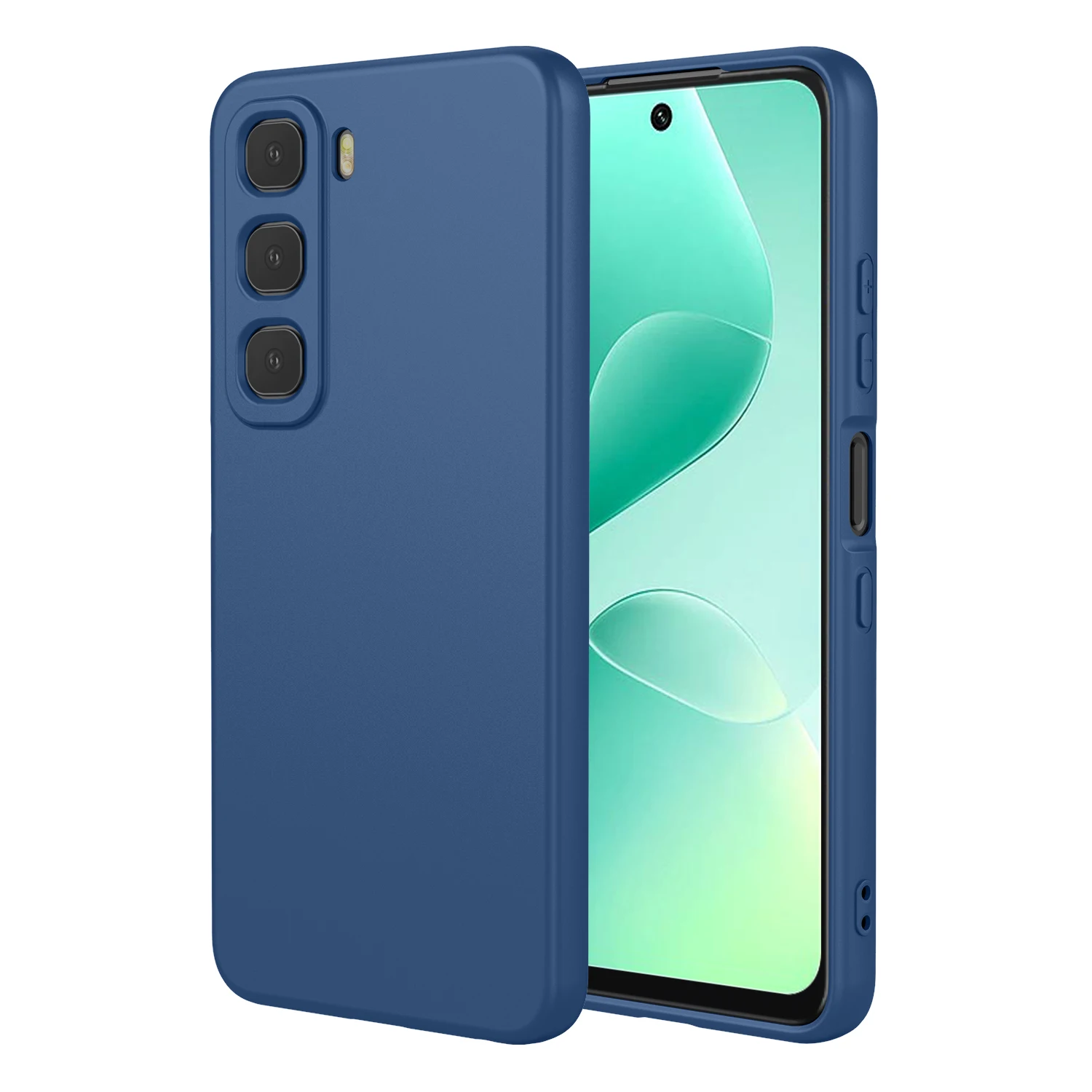 Enhanced Liquid Silicone Protective Phone Case - Flexible Shockproof Cover Bumper