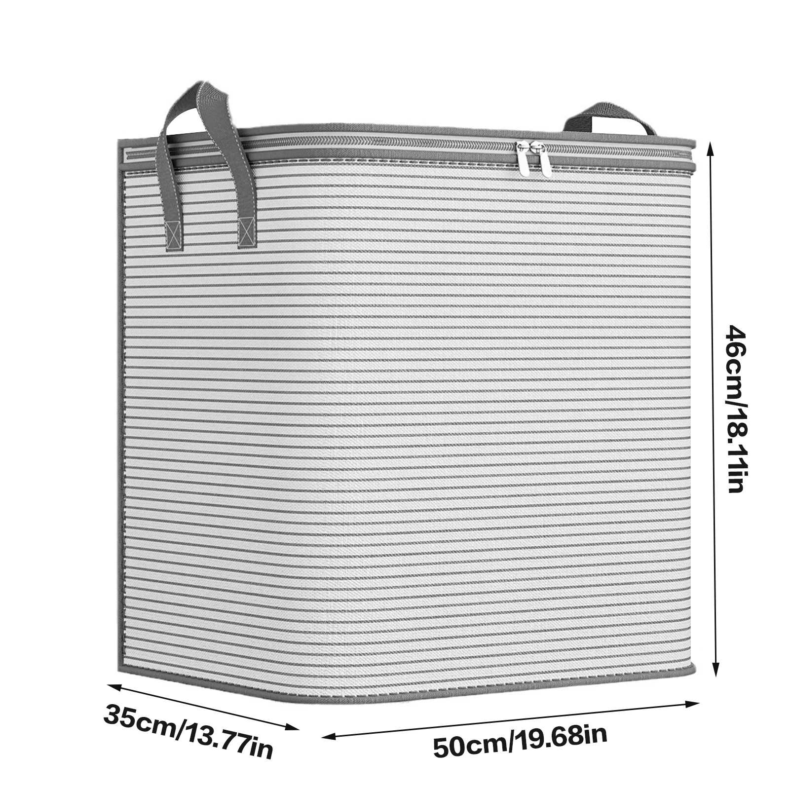 Large Capacity Quilts Storage Bags with Lids and Reinforced Handle Bags for Bedding and Clothes Organization 5