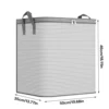 Large Capacity Quilts Storage Bags with Lids and Reinforced Handle Bags for Bedding and Clothes Organization 5