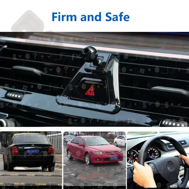 Skoda Karoq 자동차 전화 홀더 용 17mm 특수 마운트 고정 브래킷 공기 배출구 기본 액세서리 2018-2022 지원 GPS