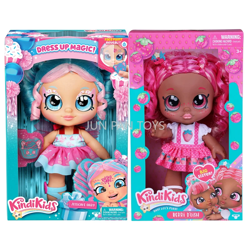 

Оригинальные детские ароматизированные сестры Kindi для школьного возраста, 10 дюймов, Игровая кукла-берери де Джессики, волшебное платье, игрушки с большими блестящими глазами
