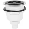 Hair Receiver Shampoo Bed Accessories Bathroom Drain Stopper Stainless Steel Cleaning Bowl Strainer 3