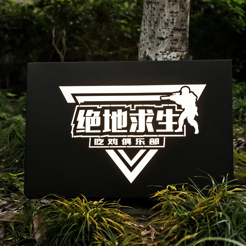 

Customized personalized hollow out light box billboard, door head signboard, LED stainless steel illuminated outdoor display
