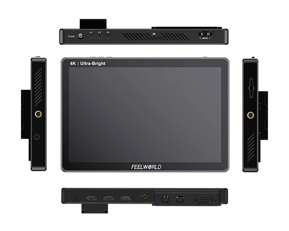 FEELWORLD LUT11H 10.1 Inch 2000nit Ultra Bright IPS Touch Screen 3DLUT HDMI-Compatibled Camera Field Monitor with F970 External