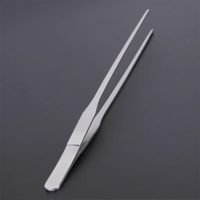 27cm 38cm Stainless Steel Curved Aquarium Tweezers Aquarium Plants Tweezer Straight Fish Tank Cleaner Aquarium Accessories 5
