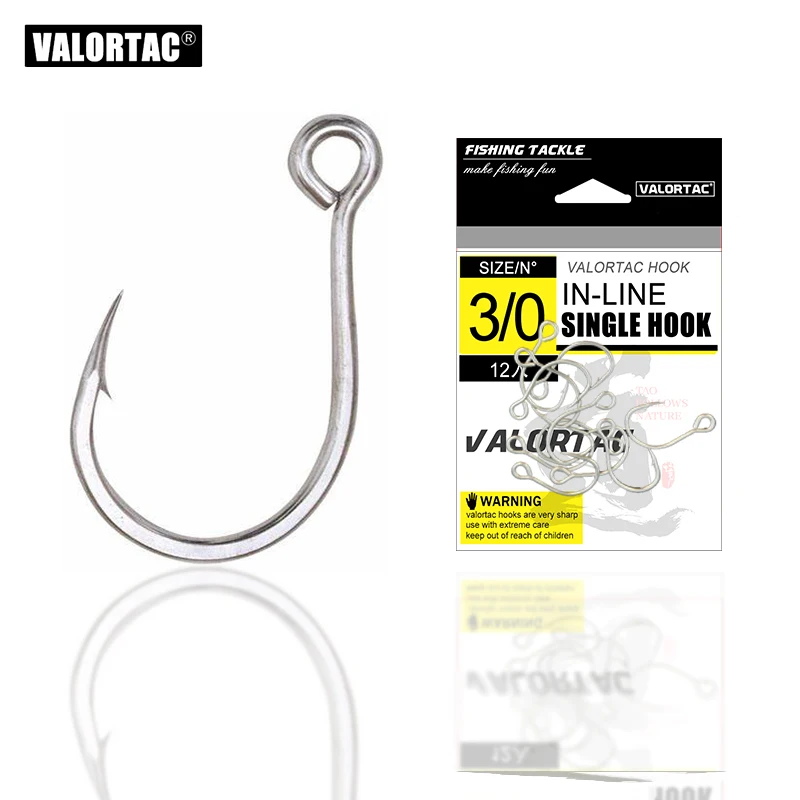 inline single hook Big Eye single hook replace the treble hook 12pcs