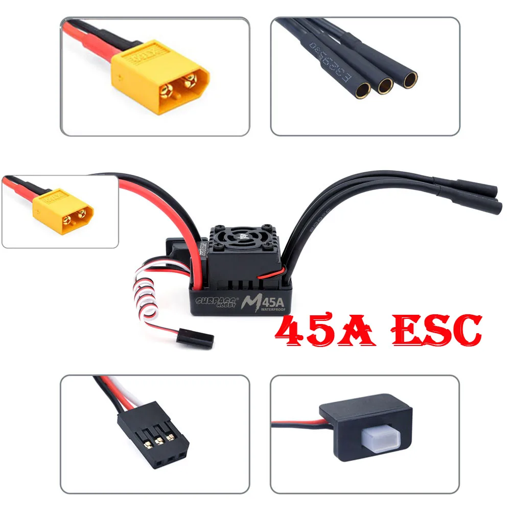 Enhanced Surpass Hobby Waterproof ESC