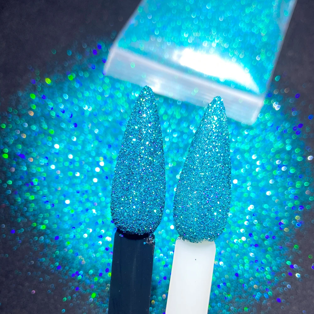 Nail Glitter Powder 0.2 1/128 Multi-color Holographic Mirror Glitter For Nail Art 50 Grams Holo Ultra Fine Nail Glitter Powder