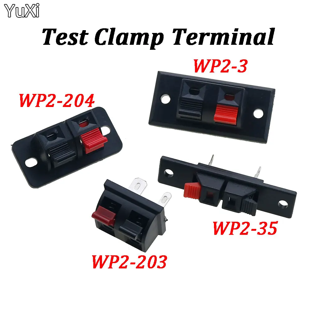 1PCS Clip per altoparlanti Terminale connettore Push in Jack