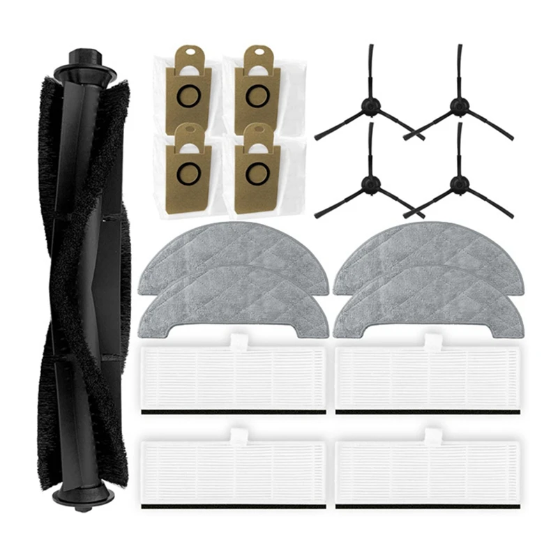 

Запчасти для робота-пылесоса Imou L11 L11 Pro, основная вращающаяся боковая щетка, Hepa фильтр, тряпка, пылесборник, набор