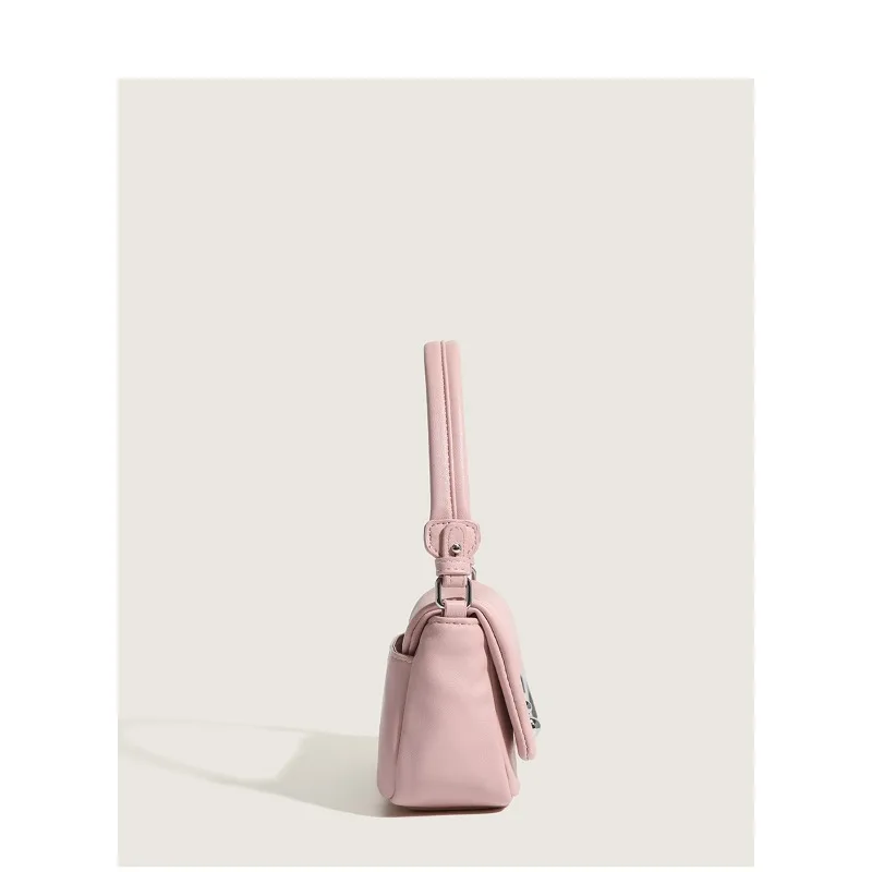 New dopamine roll bag mini lock underarm luxury bag woman rhombic handbag niche design advanced texture. сумка женская
