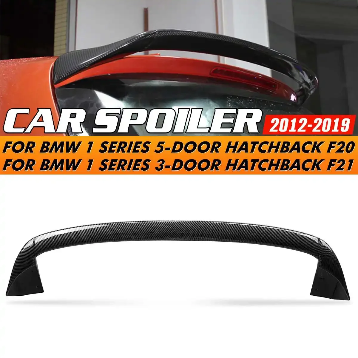 

F20 Rear Roof Spoiler Lip Wing For BMW F20 F21 116i 118i 120i 125i M135i M140i 3Dr 5Dr Hatchback 2012-2019 Rear Trunk Spoiler