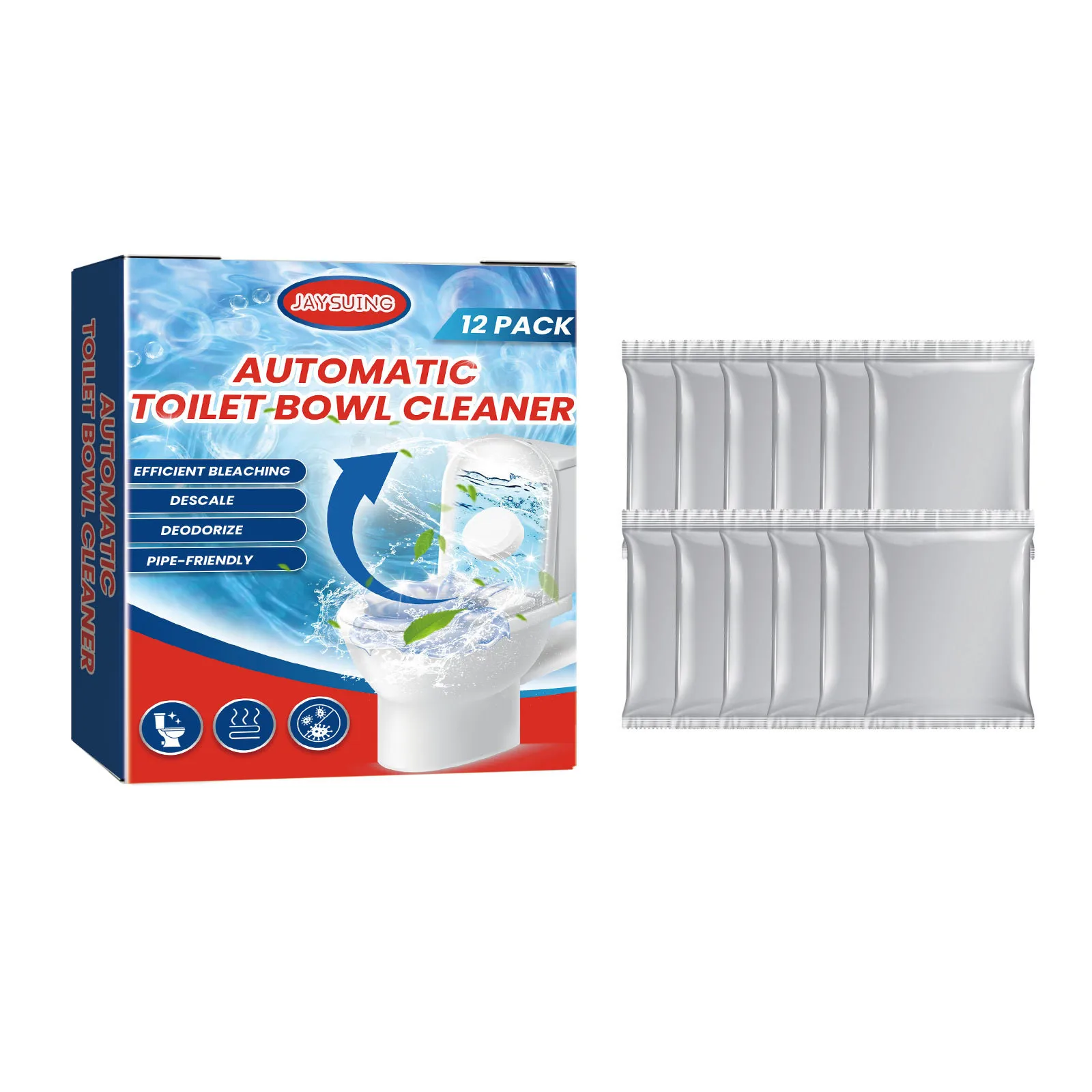 Toilet Cleaning Effervescent Tablets Toilet Bowl Tank Stains Remover Clean Urine Scale Deodorant Cleansing Pills