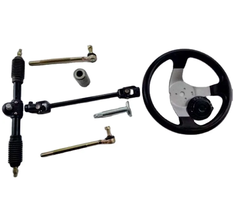 

GO KART KARTING ATV 42CM Motorcycle Steering Gear Rack Universal Joint With Steering Wheel