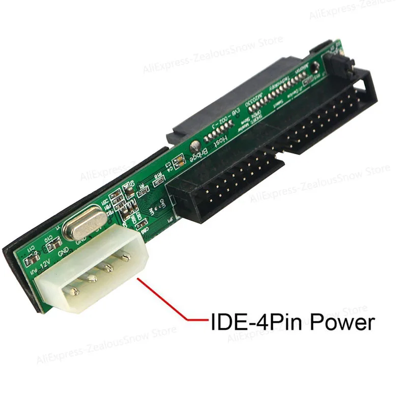 KEBIDUMEI SATA-IDE 어댑터 컨버터 2.5 SATA 암-3.5인치 IDE 수 40핀 포트 ATA 133 100 HDD CD DVD 시리얼 지원