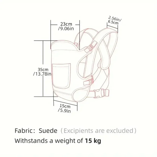 4 IN 1  Baby Carrier Sling Versatile Multifunctional Shoulder Baby Carrier Four Carrying Methods Front And Back style 5