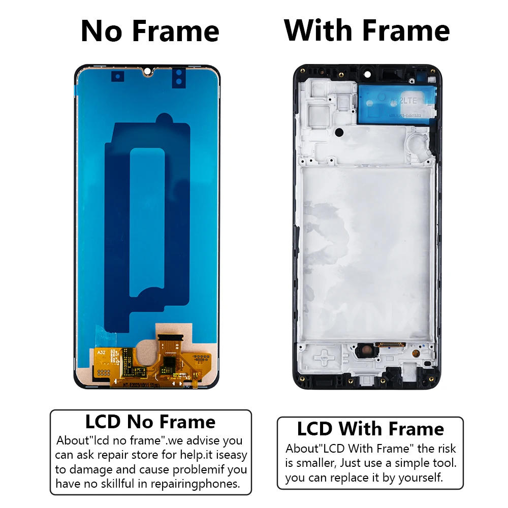 100% NEW AMOLED Display For Samsung Galaxy A32 4G A325 A325F SM-A325M SM-A325F/DS LCD Touch Screen Digitizer Assembly