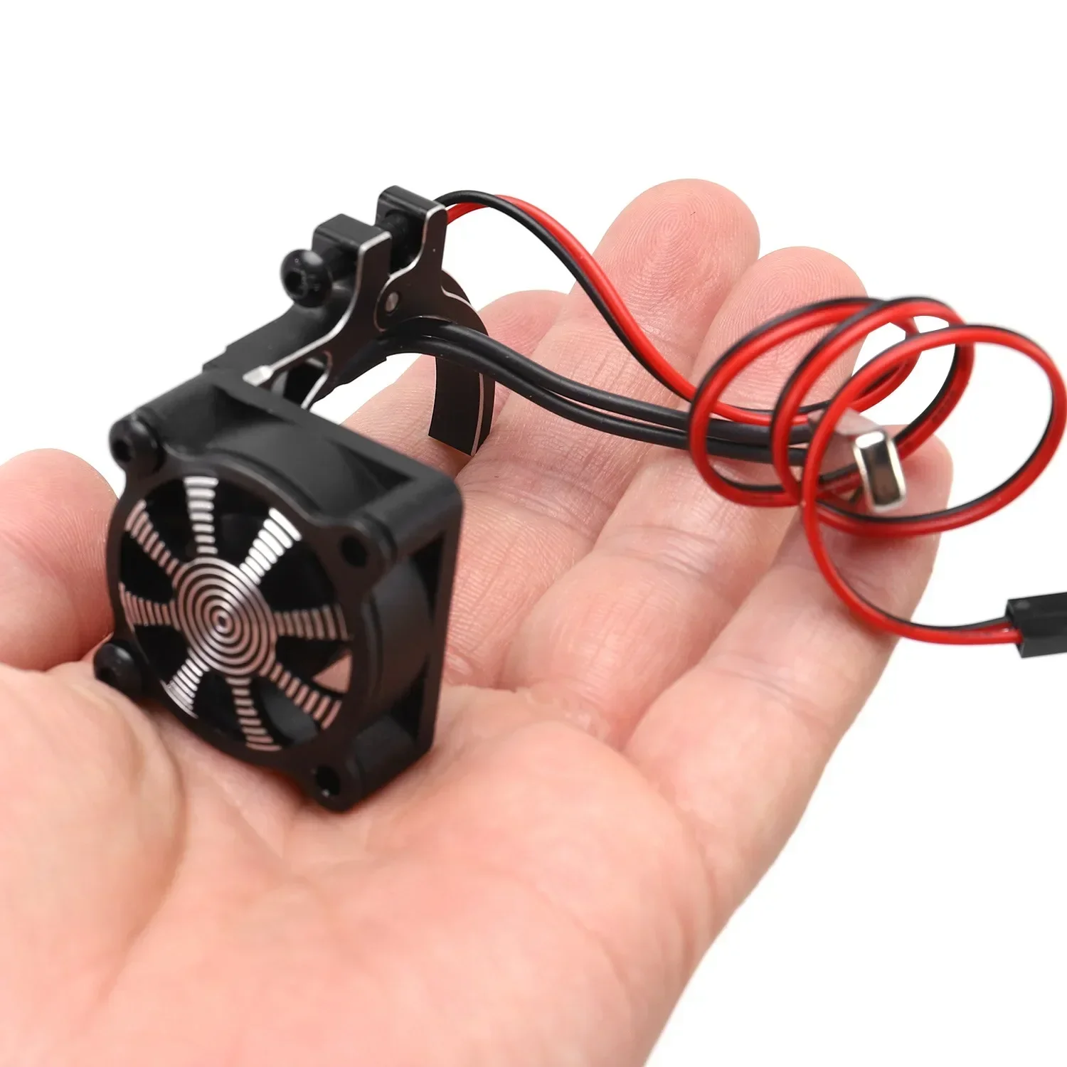 540 550 3650 3660 Motor Heatsink Cooling Fan with Thermal Sensor for 1/8  1/10 RC Car Axial SCX10 Traxxas TRX4 Tamiya - AliExpress