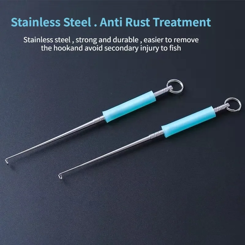 Fish Hook Remover Stainless Steel Safety Fishing Extractor Detacher Rapid Decoupling Device for Tools