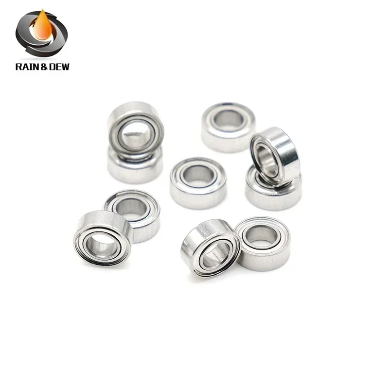 2PCS SMR74ZZ 4x7x2.5mm ABEC-9 Stainless Steel Bearing For Reel Handles Bearing For Fishing Reel