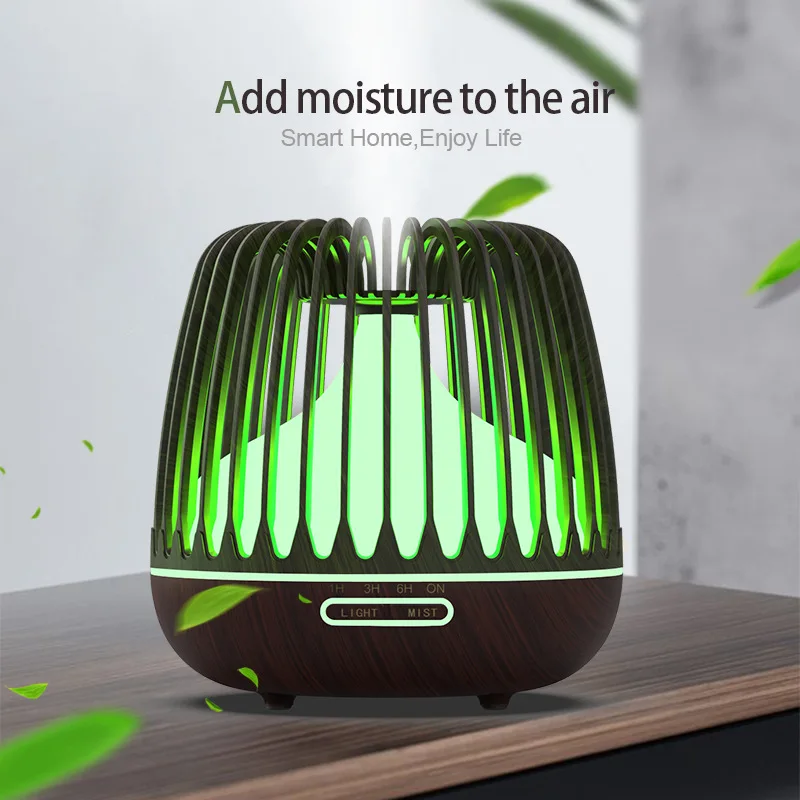 

Household Mini Air Humidifier Aroma Diffuser Beautiful Night Light Essential Oil Diffuser For Home Bedroom Office Remote Control
