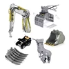 1/14 Hydraulic RC Excavator AC360 PC360 LESU Metal Electric Digger Black Tracks Light System Painted Assembled Toy Model TH22765 2