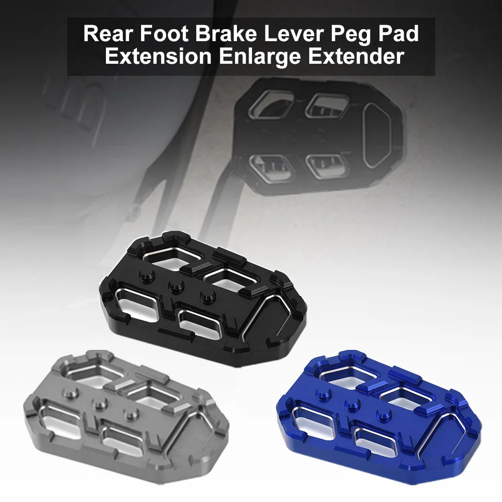 

Motorcycle Rear Foot Brake Lever Peg Pad Extension Enlarge Extender for SUZUKI G-S-X250R G-W250 DL250 accessories pedal treadle