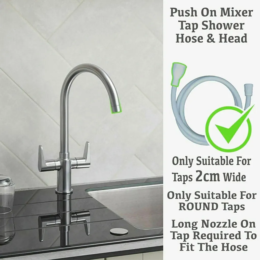

Convenient Installation Shampoo Shower Shower Pet Bath Time And Wide Range Of Usage Places Circular Double Head Shower white