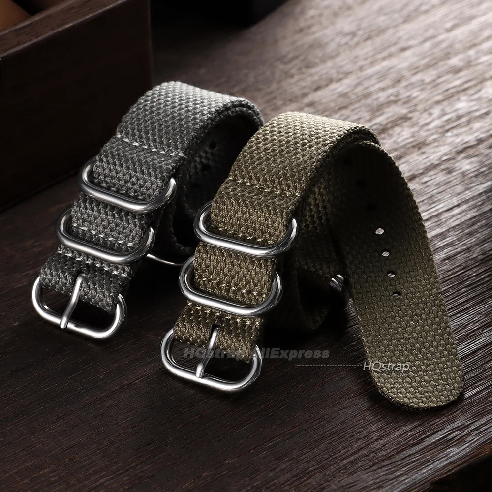 Premium Nylon Woven Watch Strap - Sport Wristband